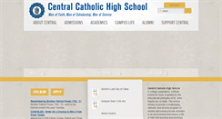 Desktop Screenshot of centralcatholichs.com